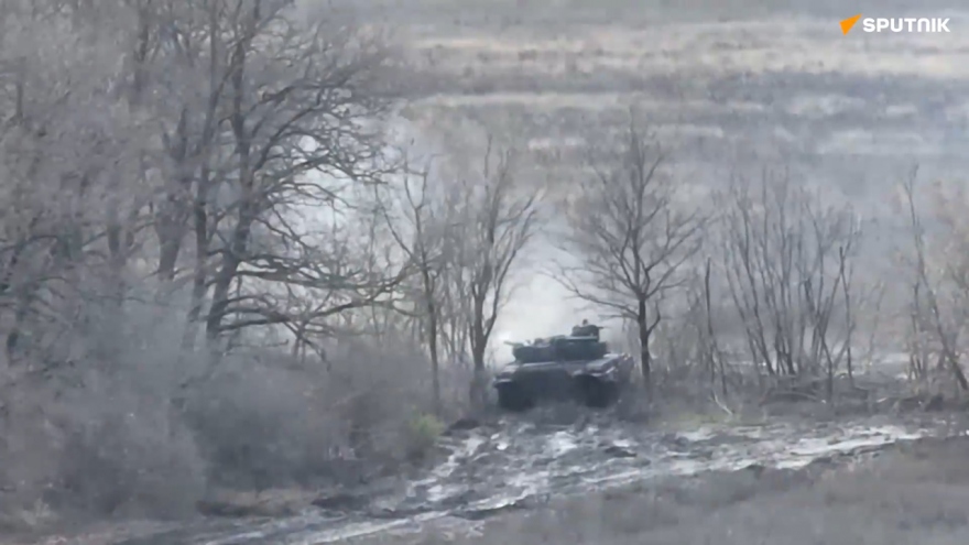 Cận cảnh hoạt động xe chiến đấu hỗ trợ tăng BMPT “Kẻ hủy diệt” của Nga ở Ukraine